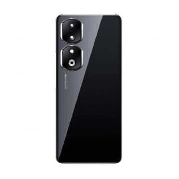 Vitre Arrière (Cache Batterie) avec Lentille Caméra PREMIUM pour Honor 90 Pro 5G - Noir