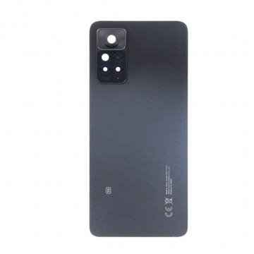 Vitre arrière pour Xiaomi Redmi Note 11 Pro 5G Gris avec lentille caméra