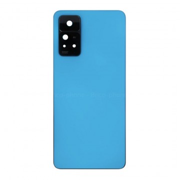 Vitre arrière pour Xiaomi Redmi Note 11 Pro 5G Bleu avec lentille caméra