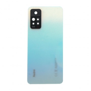 Vitre arrière pour Xiaomi Redmi Note 11 Pro 5G étoile Bleu avec lentille caméra