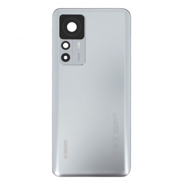 Vitre arrière pour Xiaomi 12T Argent avec lentille caméra