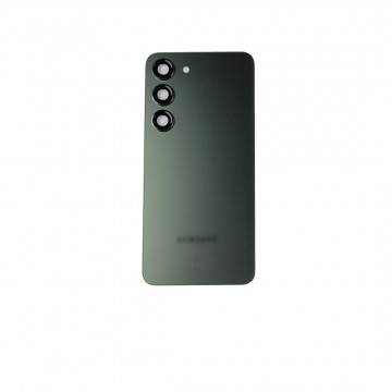 Vitre arrière pour Samsung Galaxy S23 Vert avec lentille caméra