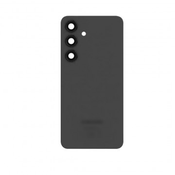 Vitre arrière pour Samsung Galaxy S24 Plus (S921B) Noir avec lentille caméra