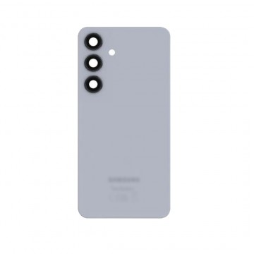 Vitre arrière pour Samsung Galaxy S24 Plus (S921B) Bleu avec lentille caméra