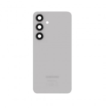 Vitre arrière pour Samsung Galaxy S24 Plus (S921B) Argent avec lentille caméra
