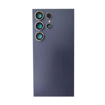 Vitre arrière pour Samsung Galaxy S24 Ultra (S928B) Titane Violet avec lentille caméra