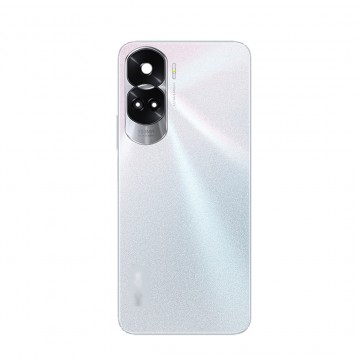 Vitre arrière pour Honor 90 Lite - Titanium Argent avec lentille caméra