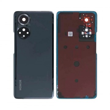 Vitre arrière (cache batterie) avec Lentille Caméra pour Honor 50 Noir Minuit