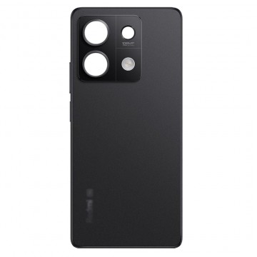 Vitre arrière pour Redmi Note 13 5G Noir avec lentille caméra
