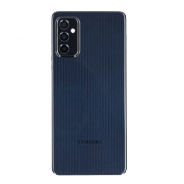 Vitre arrière pour Samsung Galaxy M52 5G Noir avec lentille caméra