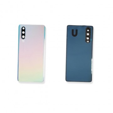 Vitre arrière pour Huawei P30 Crystal avec lentille caméra