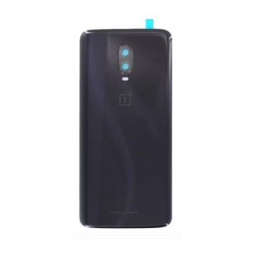 Vitre arrière pour OnePLus 6T Noir avec lentille caméra