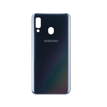 Vitre arrière (cache batterie) avec Adhésif pour Samsung Galaxy A40 (A405F) Noir