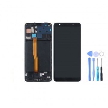 Ecran LCD + vitre tactile sur châssis TFT pour Samsung Galaxy A7 2018 (A750F) Noir