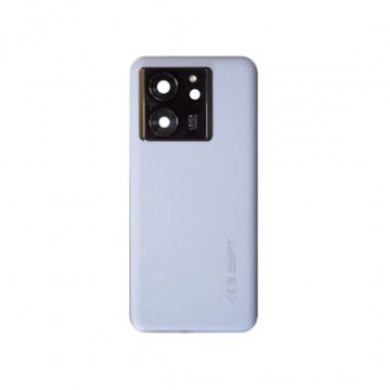 Vitre arrière pour Xiaomi 13T Pro Blanc avec lentille caméra