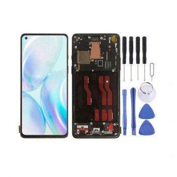 Ecran LCD + Vitre tactile sur chassis pour Oneplus 8 + Outils