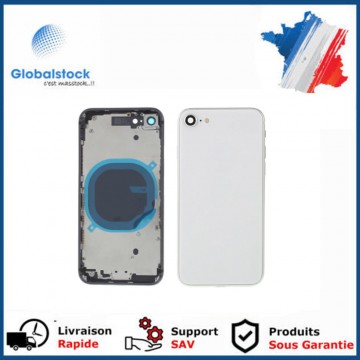 Chassis arrière pour IPhone 8 Blanc Nu