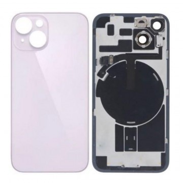 Vitre Arrière pour iPhone 14 Plus Violet avec Support et NFC