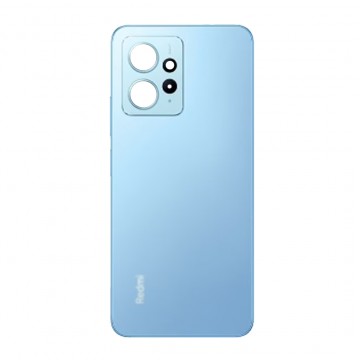 Vitre arrière pour Xiaomi Redmi note 12 4G Bleu avec lentille caméra
