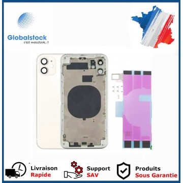 Châssis arrière pour IPhone 11 Blanc Nu