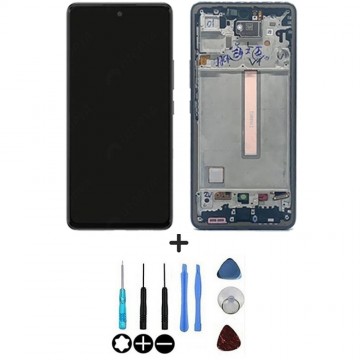 Ecran LCD + Vitre tactile sur châssis pour Samsung Galaxy A53 5G + outils