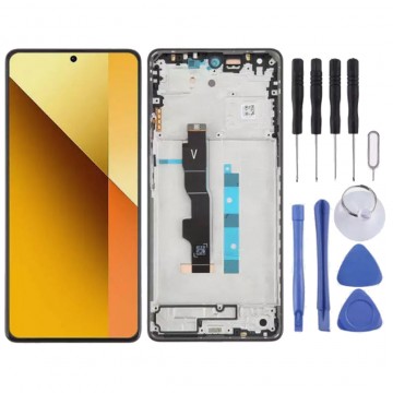 Ecran LCD + Vitre tactile avec châssis pour Xiaomi Redmi note 13 5G + outils