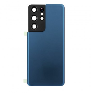 Vitre arrière pour Samsung Galaxy S21 ultra bleu