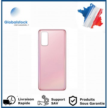 Vitre arrière pour Samsung Galaxy S20 rose
