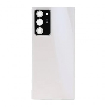 Vitre arrière pour Samsung Galaxy Note 20 ultra Blanc avec lentille caméra