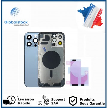 Chassis arrière pour IPhone 13 Pro Max Bleu Alpin Nu