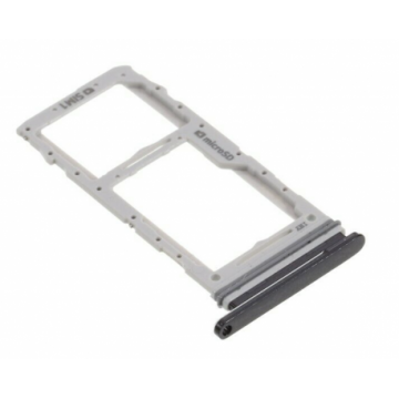 Tiroir double SIM + SD pour Samsung Galaxy Note 10 Lite (N770) Noir