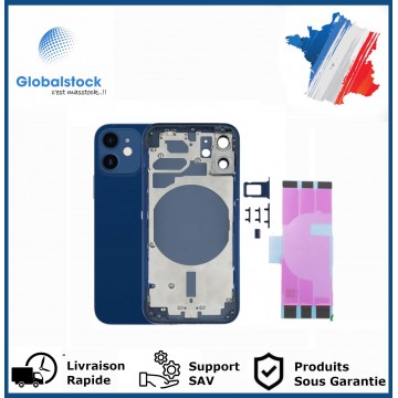 Chassis arrière pour IPhone 12 Mini Bleu Nu