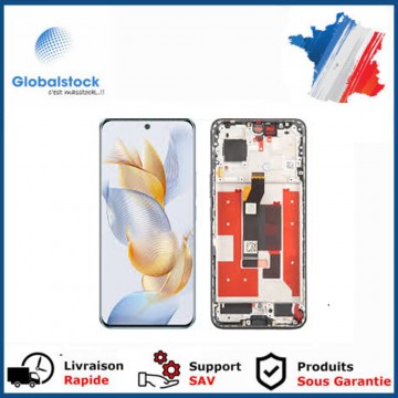 Ecran LCD + Vitre tactile sur chassis pour Honor 90 + Outils