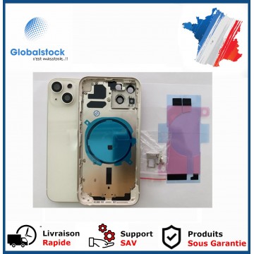 Chassis arrière pour IPhone 13 Blanc Nu