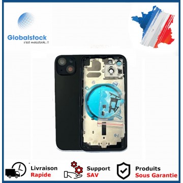 Chassis arrière pour IPhone 13 Mini Noir Nu
