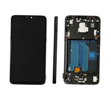 Ecran LCD + Vitre tactile sur chassis pour Oneplus 6 OLED + Outils