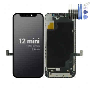 Ecran LCD + Vitre tactile TFT pour iPhone 12 Mini + outils