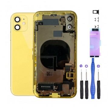 Châssis pour iPhone 11 Jaune Complet