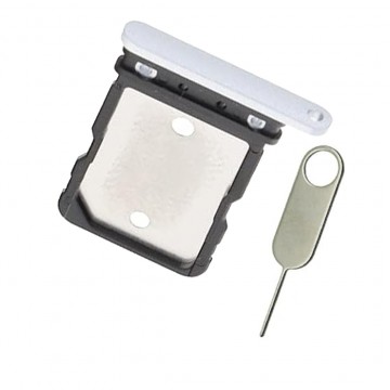 Tiroir SIM Premium pour Google Pixel 6 Pro - Blanc Nuageux