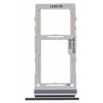Tiroir double SIM + SD pour Samsung Galaxy Note 10+ Cosmos (N975) Noir