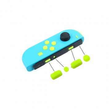 Boutons Gauche pour Nintendo Switch Joy-Con - Bleu (17 Pièces)