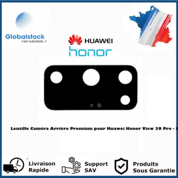 Lentille Caméra Arrière Premium pour Huawei Honor View 30 Pro Noir
