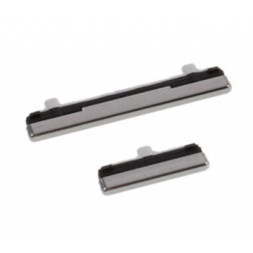 Pack boutons volume / power pour Samsung Galaxy Note 10 / Note 10+ Argent Stellaire