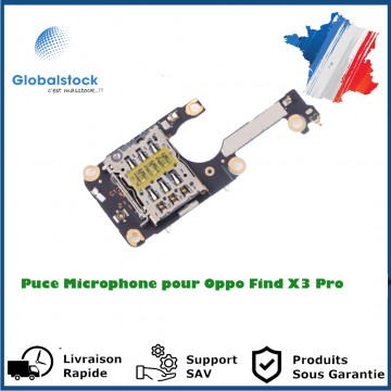Puce Microphone pour Oppo Find X3 Pro
