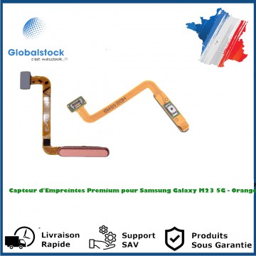 Capteur d'Empreintes Premium pour Samsung Galaxy M23 5G - Orange