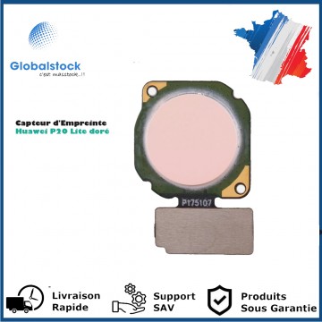 Capteur d'Empreinte Premium pour Huawei P20 Lite - Or