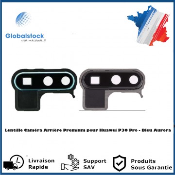 Lentille Caméra Arrière Premium pour Huawei P30 Pro - Aurora Bleu