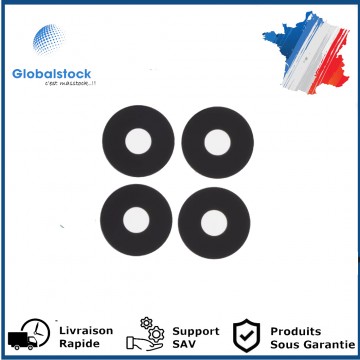 Lentille Caméra Arrière PREMIUM pour Honor X8 - Noir (4pcs)