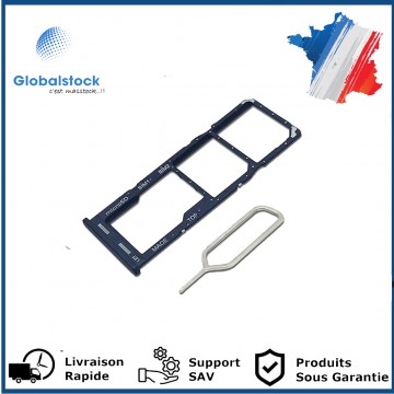 Tiroir Double SIM PREMIUM pour Samsung Galaxy M13 - Bleu