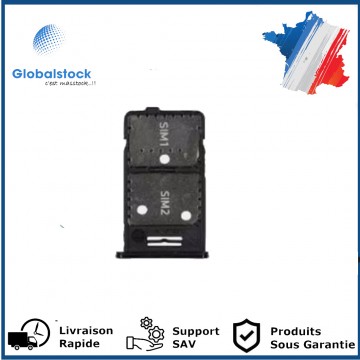 Tiroir SIM PREMIUM pour Samsung Galaxy M31s M317F Dual - Noir